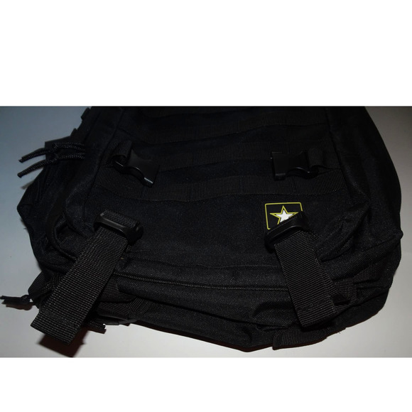 U.S. Army Black Large Tactical Backpack - Picture 4 of 7
